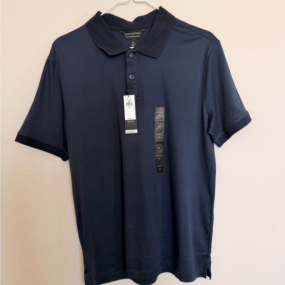 Banana Republic Dark Blue Polo Shirt